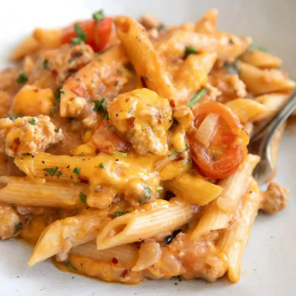 Read more about the article Ground Turkey Pasta With Cream Sauce Recipe